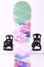 155 dames snowboard K2 ECO LITE, green/pink, FLAT, Sport en Fitness, Verzenden, Gebruikt, Board