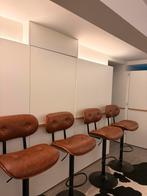 4 chaises de bar en similicuir, Maison & Meubles, Tabourets de bar, 90 cm ou plus, 4 tabourets, Synthétique, Utilisé