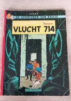Strip Kuifje: Vlucht 714 eerste druk, Boeken, Gelezen, Eén stripboek, Ophalen of Verzenden, Hergé