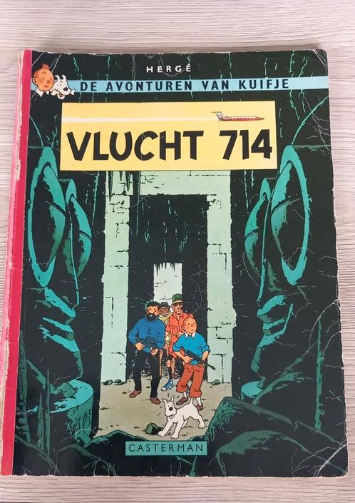 Strip Kuifje: Vlucht 714 eerste druk, Boeken, Stripverhalen, Gelezen, Eén stripboek, Ophalen of Verzenden