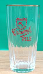 Verre à bière Triumph Pils brewery 't hamerken Bruges, Collections, Marques de bière, Autres marques, Utilisé, Enlèvement ou Envoi