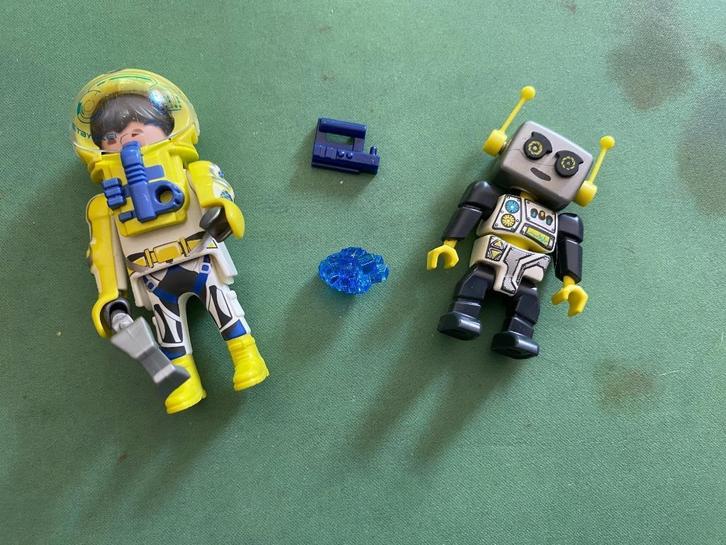 Playmobil Set 9492 Ruimtevaarder + robot, Kinderen en Baby's, Speelgoed | Playmobil, Zo goed als nieuw, Complete set, Ophalen of Verzenden
