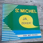 karton reclamebord Saint Michel 1971, Ophalen of Verzenden, Zo goed als nieuw, Reclamebord