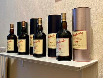 Whisky Glenfarclas 40 years, 30 years, 25 years, 21 years beschikbaar voor biedingen