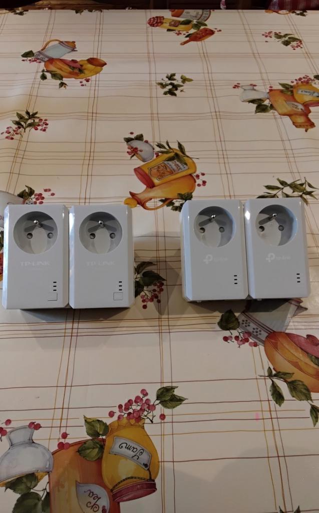 4-PLC TP-link Rj45, Computers en Software, Netwerk switches, Zo goed als nieuw, Ophalen