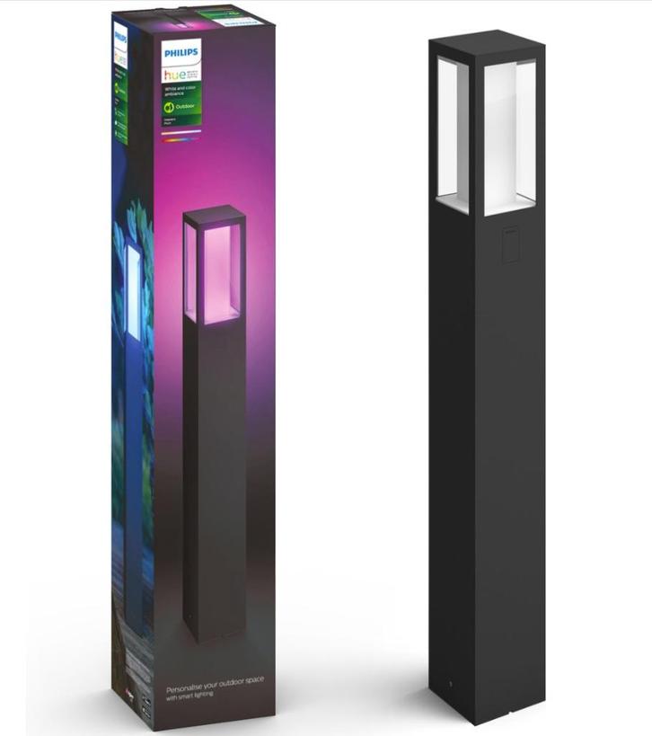 Philips Hue Impress sokkellamp - wit en gekleurd licht, Maison & Meubles, Lampes | Plafonniers, Neuf, Tissus, Enlèvement