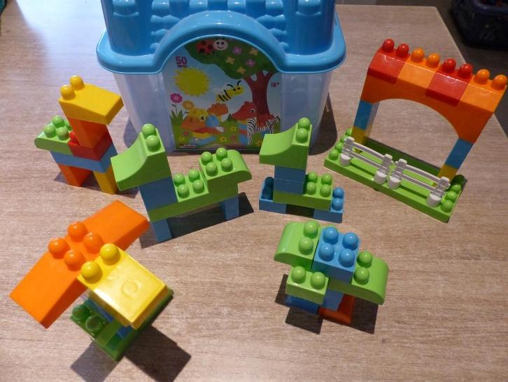 bouwblokken, Kinderen en Baby's, Speelgoed | Bouwstenen, Zo goed als nieuw, Overige merken, Ophalen of Verzenden