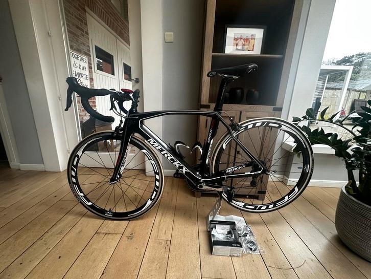 Eddy Merckx fiets 525 carbon, Fietsen en Brommers, Fietsen | Racefietsen, Zo goed als nieuw, Carbon, Ophalen