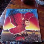 vinyl 33T johnny hallyday "quelque part un aigle", CD & DVD, Vinyles | Pop, Utilisé, Enlèvement ou Envoi, 1980 à 2000