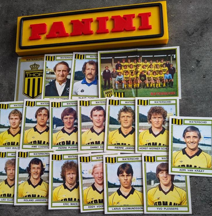 PANINI FOOTBALL 84 WATERSCHEI 18 STICKERS 1984, Hobby en Vrije tijd, Stickers en Plaatjes, Verzenden