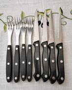 Bestekset 4 personen steak steakset Monogram., Ophalen of Verzenden, Zo goed als nieuw, Bestekset