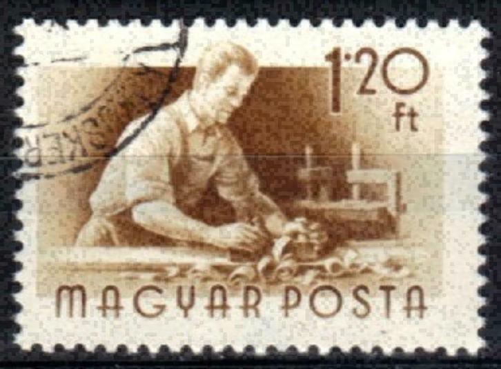 Hongarije 1955 - Yvert 1169 - Courante Reeks - Beroepen (ST), Postzegels en Munten, Postzegels | Europa | Hongarije, Gestempeld