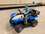 Bruder 63010 BWorld politie quad met agent en accessoires, Kinderen en Baby's, Speelgoed |Speelgoedvoertuigen, Ophalen, Gebruikt
