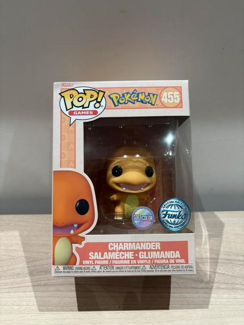 Funko Pop! Pokemon Charmander 455 (Soft Color) Exclusive, Verzamelen, Poppetjes en Figuurtjes, Zo goed als nieuw, Ophalen of Verzenden