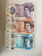 3 Britse bankbiljetten