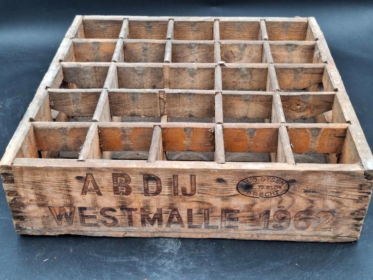 oude bierbak Abdij Westmalle, 1962, Antiquités & Art, Curiosités & Brocante, Enlèvement ou Envoi