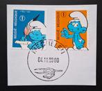 België: OBP 3814-18 (●) Smurfen 2008., Postzegels en Munten, Met stempel, Frankeerzegel, Ophalen of Verzenden, Gestempeld