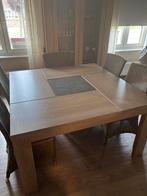 Tafel met 6 stoelen, Enlèvement, Comme neuf