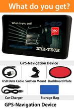 7" Camper, Vrachtwagen GPS met Vast Zonnescherm-16GB-512MB, Info@drktech.be, Oosterwennel 35 Genk, Nieuw, Ophalen of Verzenden