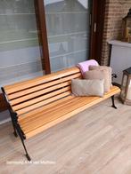 Gietijzeren tuinbank 1.5 en 1.2 m breed, Tuin en Terras, Tuinbanken, Ophalen, Zo goed als nieuw