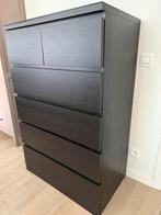 Malm ladekast 6 lades + glasplaat, zeer g. staat!, Ophalen, Overige materialen, 5 laden of meer, 100 tot 150 cm