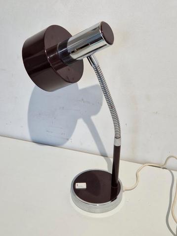 Milano Stilux gooseneck tafellamp ,  bureaulamp , chroom en beschikbaar voor biedingen