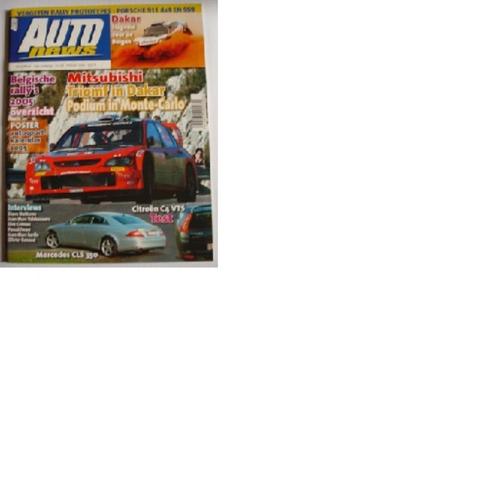 AUTOnews 158 Dakar/Mitsubishi/Citroën C4 VTS/Mercedes-Benz C, Boeken, Auto's | Folders en Tijdschriften, Zo goed als nieuw, Algemeen