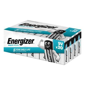 5 piles 9 Volts - ENERGIZER MAX PLUS beschikbaar voor biedingen