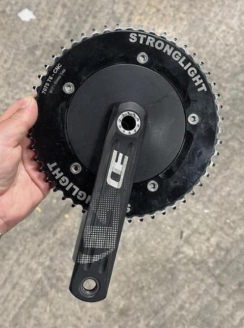 Rotor Track Crankset 170mm 3d Pista Fixed Gear Cranks Bsa Bb, Fietsen en Brommers, Fietsonderdelen, Gebruikt, Racefiets, Crankstel of Pedalen