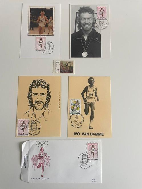Ivo Van Damme-postkaarten en 3D-postzegel Nieuw-Zeeland, Verzamelen, Postkaarten | België, Ophalen of Verzenden