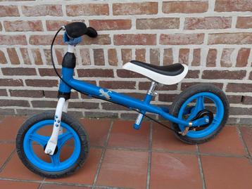 Blauwe loopfiets, Fietsen en Brommers, Ophalen, Gebruikt, Minder dan 16 inch