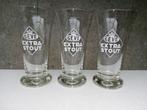 Trois anciens verres flutes GEVE EXTRA STOUT, Comme neuf, Autres marques, Enlèvement ou Envoi, Verre ou Verres