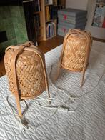 2 Ikea bedlampjes, Huis en Inrichting, Ophalen, Overige materialen, Zo goed als nieuw, Minder dan 50 cm