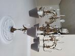 Koperen luchters, Huis en Inrichting, Lampen | Kroonluchters, Ophalen, Gebruikt, Overige materialen