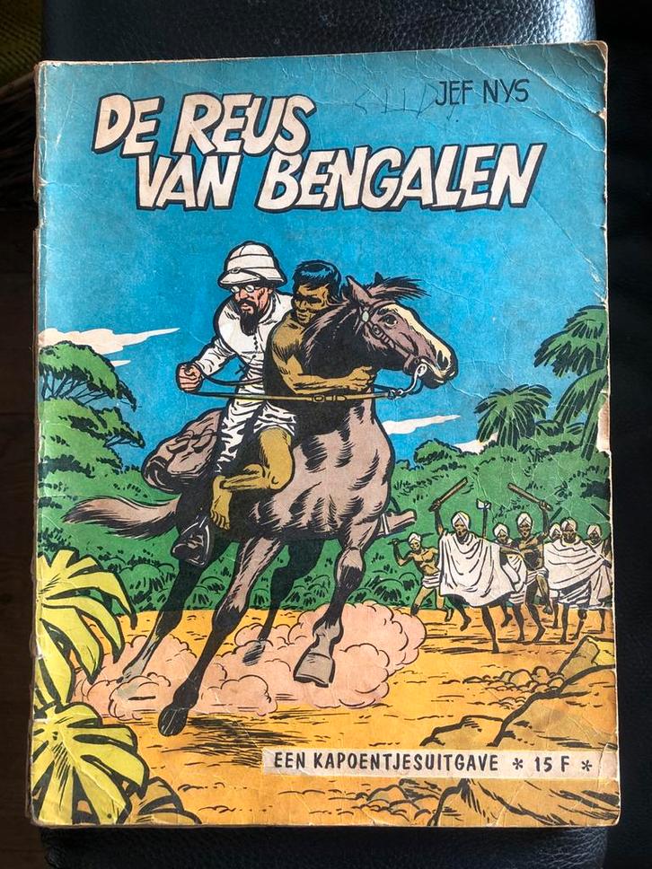 Jef Nys - de reus van Bengalen (1960), Boeken, Stripverhalen, Gelezen, Eén stripboek, Ophalen of Verzenden