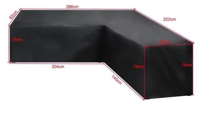 Loungeset Hoes 3m x 2,4m, Tuin en Terras, Tuinsets en Loungesets, Nieuw, Loungeset, Ophalen of Verzenden