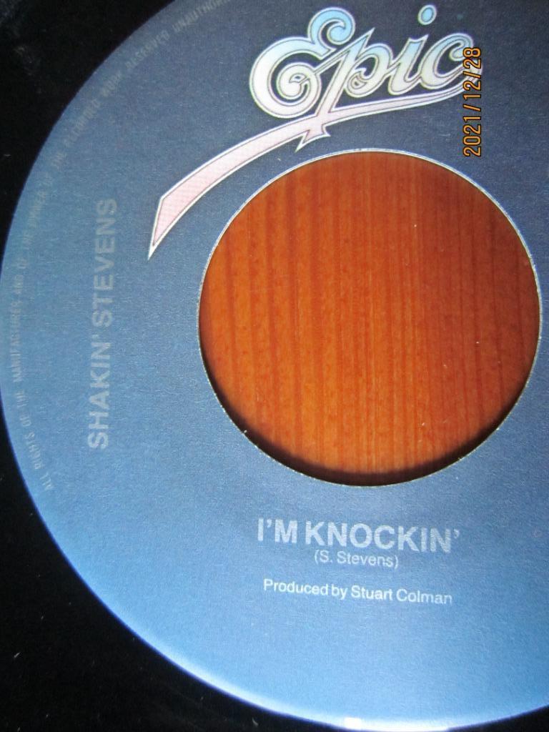 Vinyle 45 T (sans pochette) I'm knockin'" de Shakin' Stevens, CD & DVD, Vinyles Singles, Utilisé, Single, Rock et Metal, Envoi