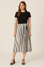 Lange Rok BPC Bonprix Collection Premium Snake Slangen print, Kleding | Dames, Maat 38/40 (M), Wit, Nieuw, Ophalen of Verzenden