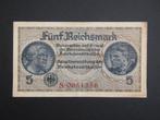 5 Reichsmark 1940 Allemagne (Territoires occupés) p-R138a, Envoi, Billets en vrac, Allemagne