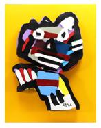 Karel Appel „Schmink” op gezaagd hout, Verzenden
