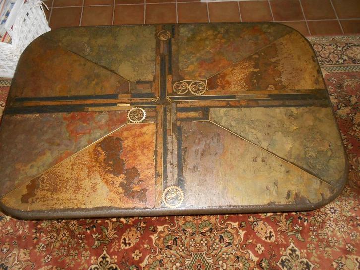 salontafel, Huis en Inrichting, Tafels | Salontafels, Gebruikt, Rechthoekig, Ophalen