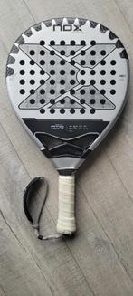 Padelracket Nox at10 genius 18k 2024, Sport en Fitness, Padel, Ophalen of Verzenden, Gebruikt, Padelracket