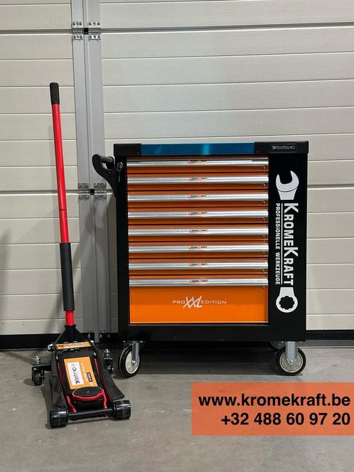 PROMO - NIEUW XXL 9 Laden Gereedschapkar + Auto Krik 4 Ton, Auto diversen, Autogereedschap, Nieuw, Ophalen