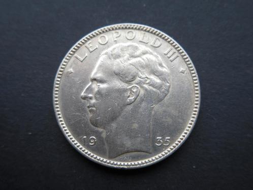 20 Francs 1935 België km#105, Postzegels en Munten, Munten | België, Losse munt, Zilver, Zilver, Verzenden