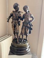 Groot dubbel beeld gesigneerd, Antiek en Kunst, Ophalen