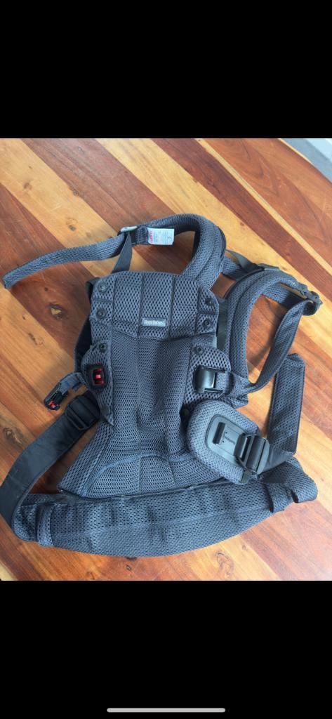 Draagzak babybjorn one air 3D mesh antraciet, Kinderen en Baby's, Babydragers en Draagdoeken, Nieuw, Draagzak, Buik of Rug, Baby Björn