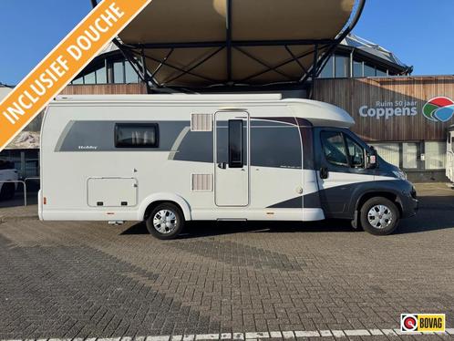 Hobby Optima De Luxe 70 F 2018 150 PK + COMPLEET!, Caravans en Kamperen, Mobilhomes, Half-integraal, tot en met 2, Hobby, Diesel