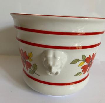 Cache Pot vintage en porcelaine de Bavaria de la série Rehau, Intérieur, Moins de 25 cm, Rond, Comme neuf