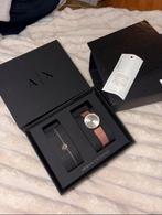 Ensemble armani, Handtassen en Accessoires, Horloges | Dames, Overige merken, Overige materialen, Polshorloge, Overige materialen