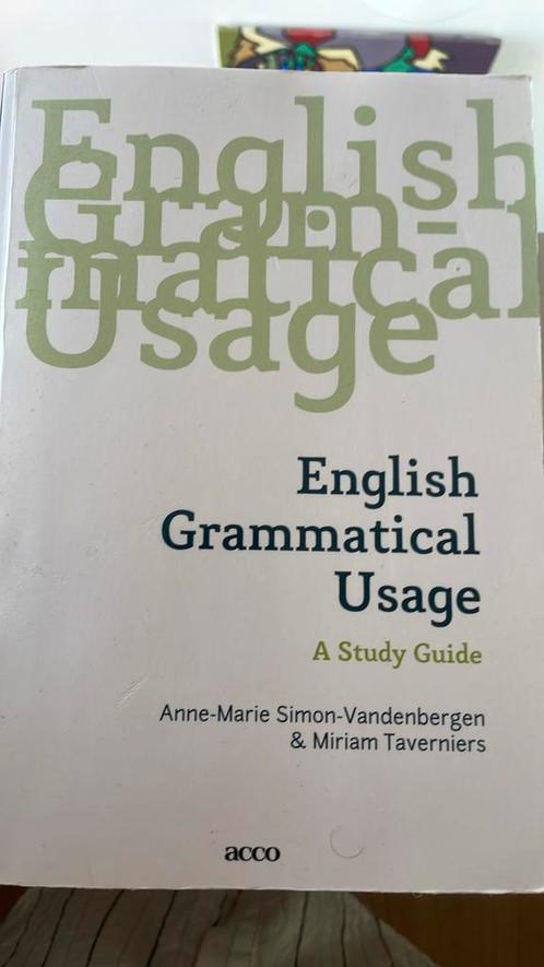 Anne-Marie Simon-vandenbergen - English grammatical usage, Boeken, Taal | Engels, Zo goed als nieuw, Ophalen